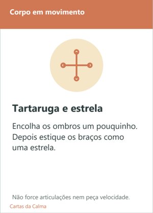 Carta das Cartas da Calma