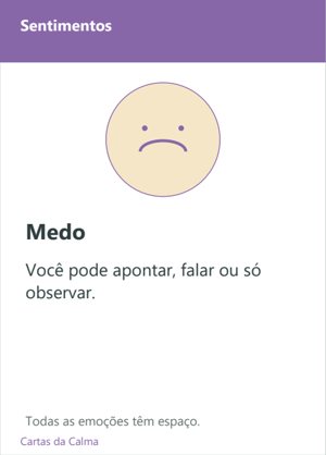 Carta das Cartas da Calma